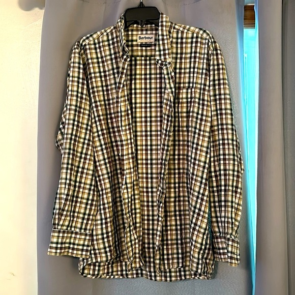 Barbour Other - Men’s Barbour button down regular fit plaid collared shirt size USA L UK XL